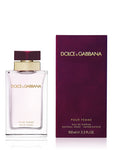 Dolce & Gabbana pour femme Eau de Parfum ,pink,red and gold cap,glass sides,purple ,Dolce&Gabbana pour femme in gold