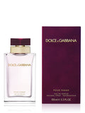 Dolce & Gabbana pour femme Eau de Parfum ,pink,red and gold cap,glass sides,purple ,Dolce&Gabbana pour femme in gold