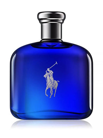 Ralph Lauren Polo blue, man on horse , blue 