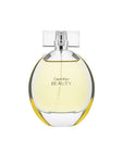 Calvin Klein BEAUTY IN BLACK, Glass cap, oval shape, yellow outlines