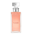 Calvin Klein Eternity Flame, silver cap, ETERNITY FOR WOMEN in white, FLAME in red, CALVIN KLEIN, 