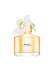 White flower, Gold button, Gold body, DAISY MARC JACOBS in black