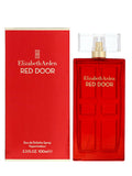 elizabeth arden red door,glass head,red ,door shaped,red box 
