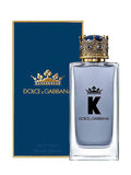 k by dolce and gabbana, crown top,blue stones,k in black