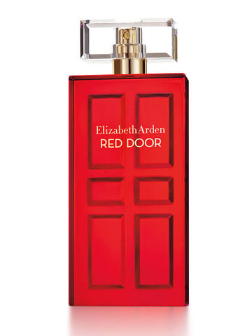 elizabeth arden red door,glass head,red ,door shaped