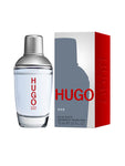 hugo boss hugo iced, ICED in white, Hugo hugo boss in red glass body, Grey and red box, hugo red, iced in white, EAU DE TOILETTE VAPORISATEUR, NATURAL SPRAY, 75ML e, 2.5 FL, OZ.