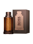 HUGO BOSS BOSS The Scent Absolute For Him, brown cap ,THE SCENT ENGRAVED IN cap, BOSS HUGO BOSS ABSOLUTE, BOSS HUGO BOSS in brown, THE SCENT ABSOLUTE in brown, EAU DE PARFUM in gold