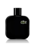 Lacoste L.12.12 Noir Pour Lui,BLACK CAP, GREEN CROCODILE OUTLINED  IN WHITE ,BLACK BODY 