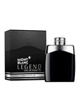 Montblanc Legend, Silver cap, MONTBLANC engraved on cap, star in the middle, Black perfume, black box , white lined, MONTBLANC  in white, LEGEND EAU DE TOILETTE in silver, 100ml
